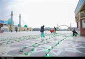 چراغانی مسجد مقدس جمکران در آستانه ماه شعبان