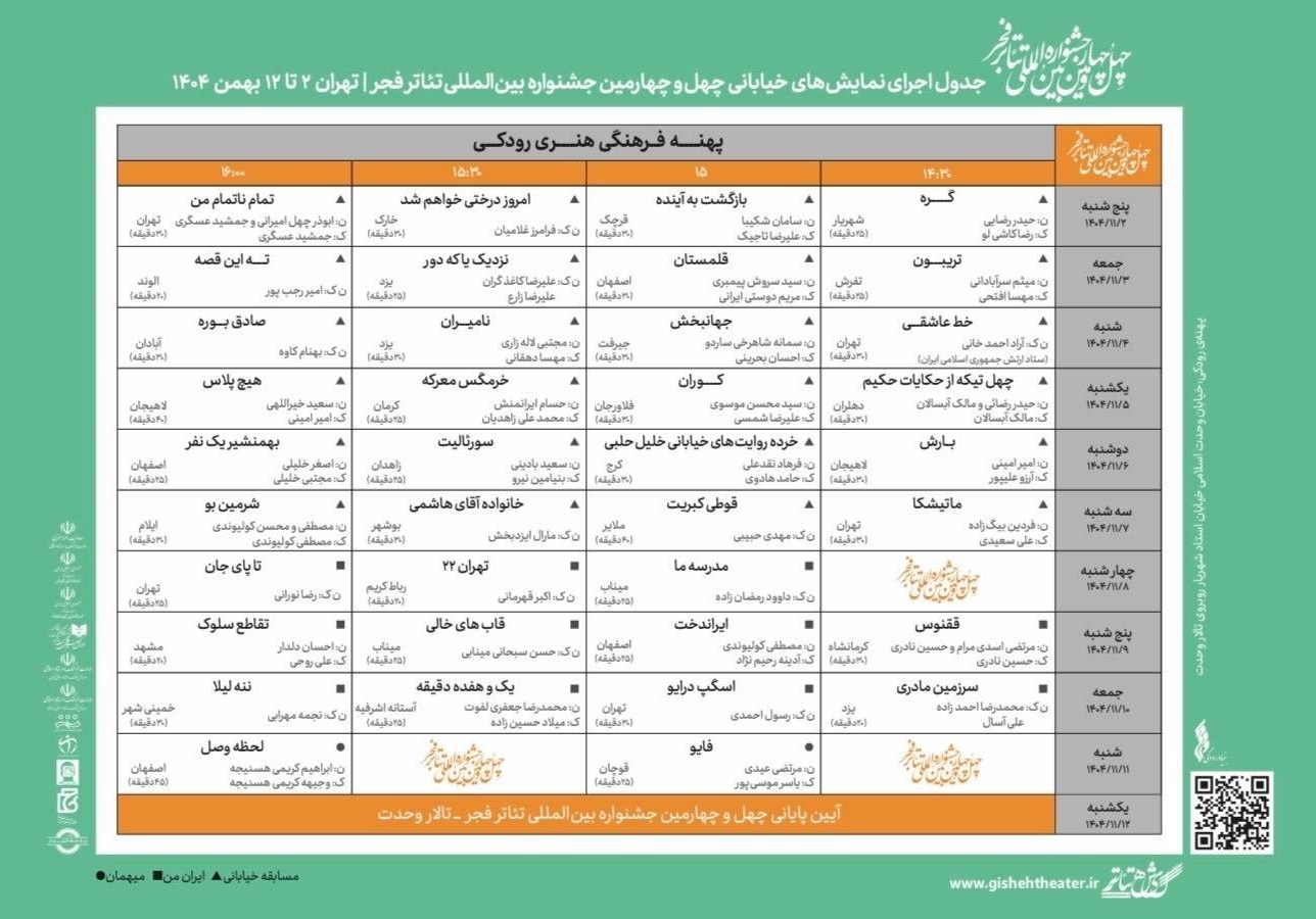 جشنواره تئاتر فجر , 