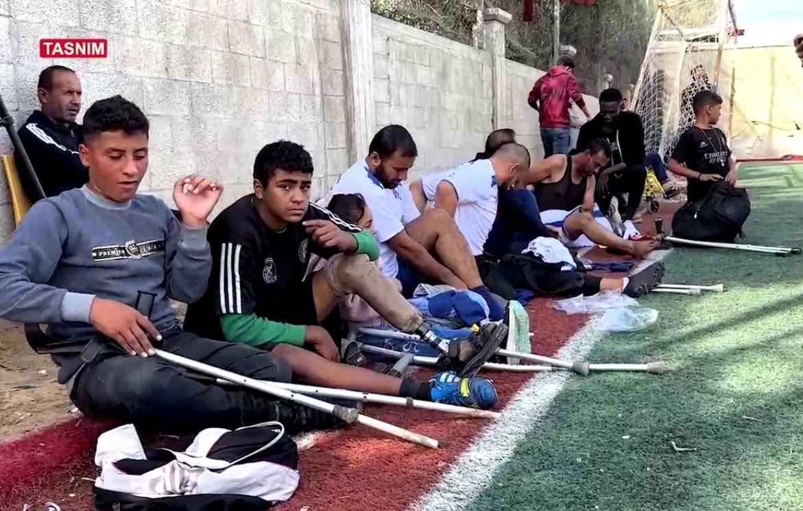 الرياضة , فلسطين , غزة , الإبادة الجماعية في غزة , الجرحى والمرضى في غزة , الجرائم الإسرائيلية في غزة , 