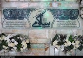 رونمایی از سنگ جدید مزار مطهر سپهبد شهید حسین سلامی