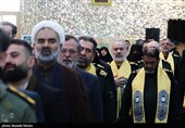 سردار علی فدوی در مراسم گرامیداشت روز پاسدار ورونمایی از سنگ جدید مزار مطهر سپهبد شهید حسین سلامی