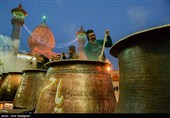 پخت 20 تن سمنو در حرم مطهر امامزاده سید علاءالدین شیراز