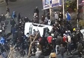 اغتشاشگران به خودروهای شخصی مردم‌ هم رحم نکردند