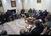 دیدار مسئولان قزوین با خانواده شهدای مدافع امنیت