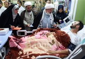 عیادت نمایندگان امام خامنه‌ای از جانبازان
