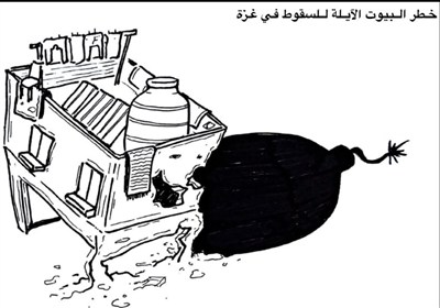 خطر البيوت الآيلة للسقوط في غزة