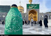 حال و هوای حرم مطهر رضوی در روز میلاد امام سجاد علیه السلام