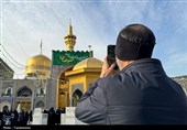 حال و هوای حرم مطهر رضوی در روز میلاد امام سجاد علیه السلام