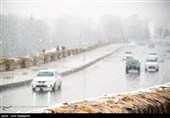 بارش برف زمستانی در شیراز
