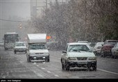 بارش برف زمستانی در شیراز