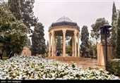 بارش برف زمستانی در شیراز
