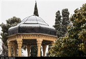 بارش برف زمستانی در شیراز