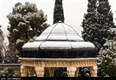 بارش برف زمستانی در شیراز