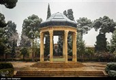 بارش برف زمستانی در شیراز