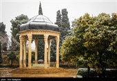 بارش برف زمستانی در شیراز