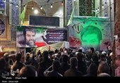 وداع با پیکر شهید مدافع امنیت «مهدی ظریف» در مشهد+عکس
