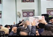 وداع با پیکر مدافع حرم دیروز و مدافع امنیت امروز در مشهد