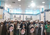 تجمع طلاب بیرجند در حمایت از قرآن و رهبر انقلاب