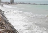 مواج بودن خلیج‌فارس و سواحل استان بوشهر تا آخر هفته