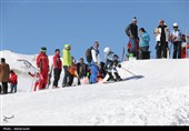 اوج هیجان و رقابت در مسابقات ملی اسکی پیست آلوارس سرعین