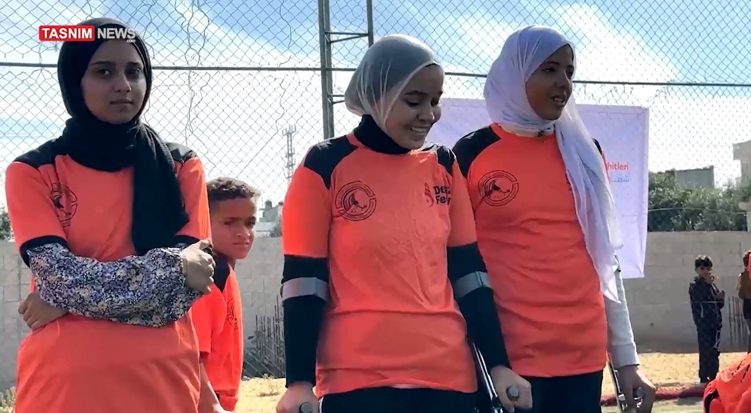 فوتبال آسیا , فلسطین , نوار غزه , جنگ , معلولان , رژیم صهیونیستی (اسرائیل) ,