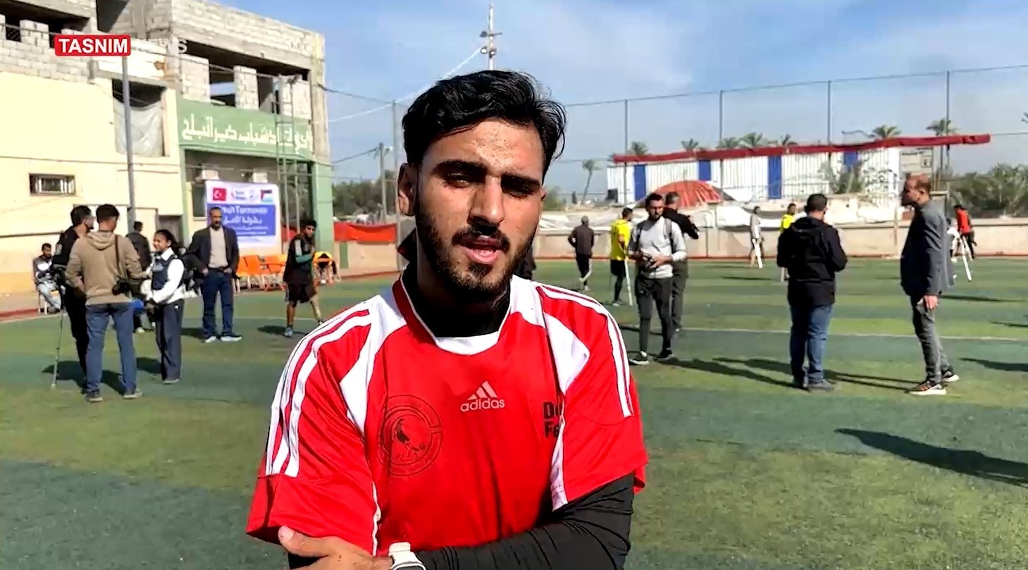 فوتبال آسیا , فلسطین , نوار غزه , جنگ , معلولان , رژیم صهیونیستی (اسرائیل) ,