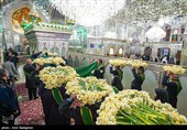مراسم اعیاد شعبانیه در حرم مطهر حضرت شاهچراغ(ع)