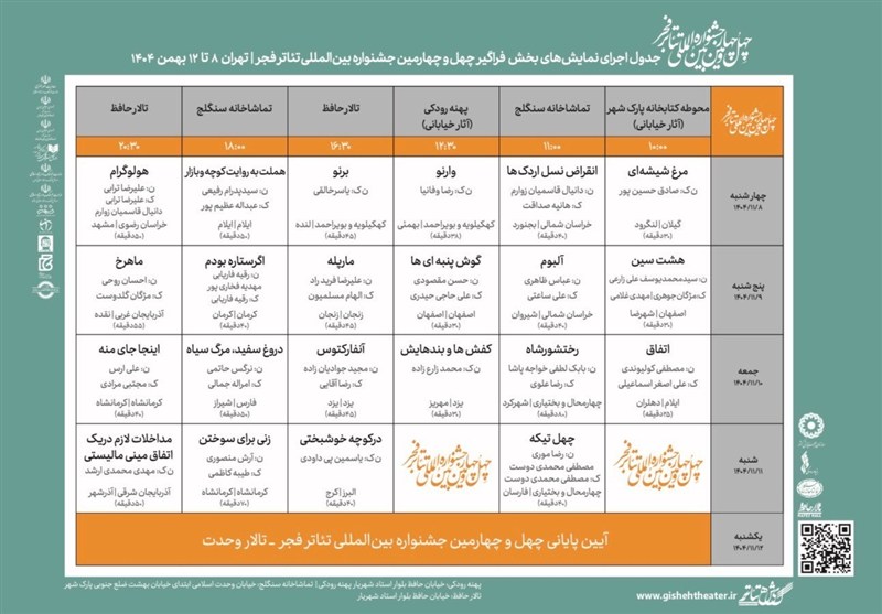 جشنواره تئاتر فجر , جشنواره‌های فجر , نمایش , 
