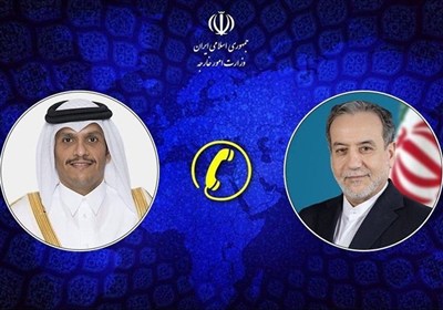مباحثات هاتفية بين وزير الخارجية الإيراني ورئيس الوزراء القطري
