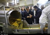 بازدید استاندار اردبیل از کارخانه فرآوری سیب‌زمینی