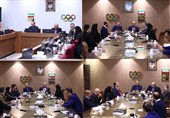 نشست مسئولان کمیته ملی المپیک و وزارت ورزش با 4 فدراسیون