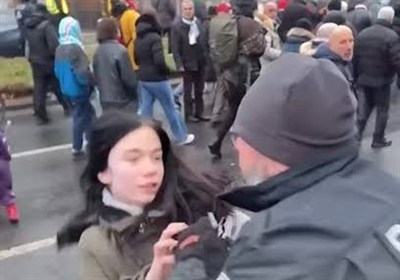 تسنیم فلسطین/ حریة التعبیر الألمانیة: کلام فی المؤتمرات.. قمع فی الشوارع؟