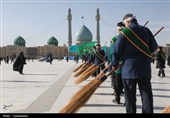 آیین جاروکشی مسجد مقدس جمکران