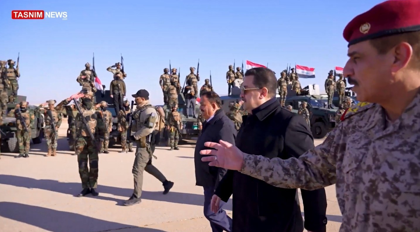 کشور عراق , بسیج مردمی عراق |حشد الشعبی , کشور آمریکا , پایگاه عین الاسد , قسد , کشور سوریه , محمد شیاع السودانی ,