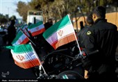رژه موتوری به مناسبت آغاز دهه فجر انقلاب اسلامی