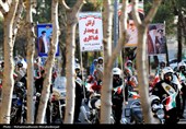 رژه موتوری به مناسبت آغاز دهه فجر انقلاب اسلامی