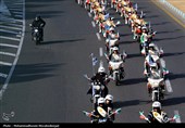 رژه موتوری به مناسبت آغاز دهه فجر انقلاب اسلامی