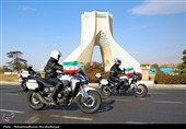 رژه موتوری به مناسبت آغاز دهه فجر انقلاب اسلامی