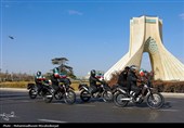 رژه موتوری به مناسبت آغاز دهه فجر انقلاب اسلامی