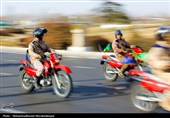 رژه موتوری به مناسبت آغاز دهه فجر انقلاب اسلامی