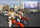 رژه موتوری به مناسبت آغاز دهه فجر انقلاب اسلامی