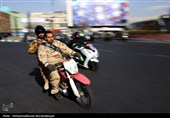 رژه موتوری به مناسبت آغاز دهه فجر انقلاب اسلامی