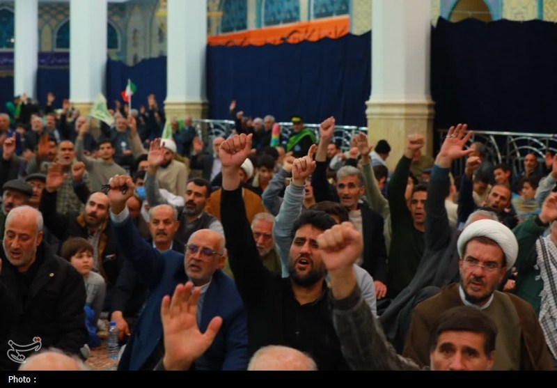 بیعت پرشور مردم قزوین با امام زمان(عج) در مسجد مقدس جمکران