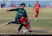 دیدار تیم های فوتبال خیبر خرم آباد و فولاد خوزستان