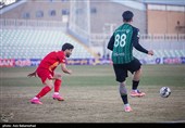 دیدار تیم های فوتبال خیبر خرم آباد و فولاد خوزستان