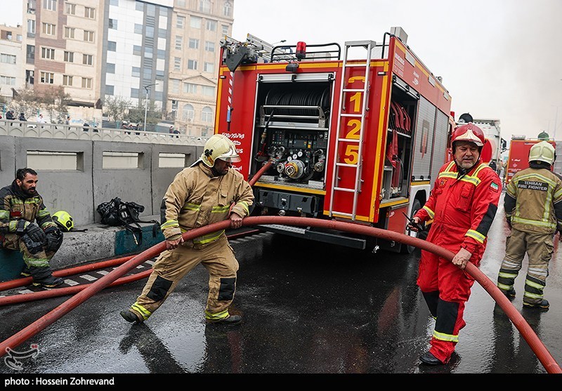 آتش‌سوزی  بازارچه محلی در جنت آباد