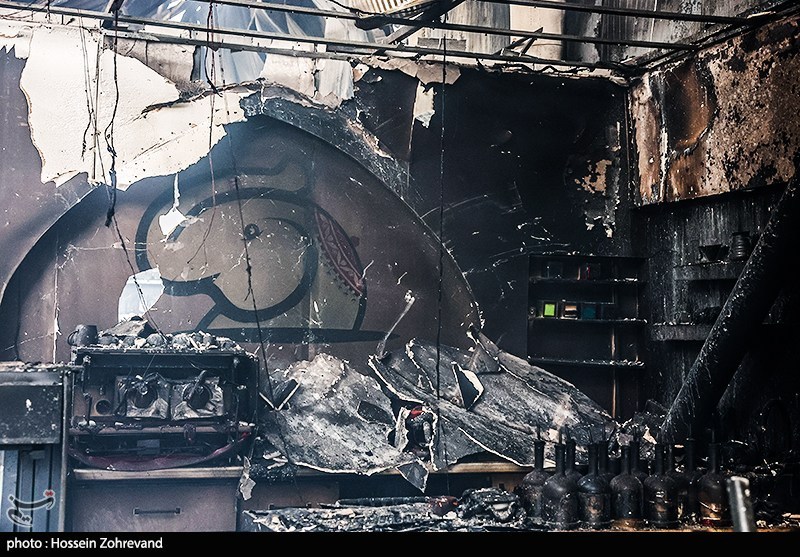 آتش‌سوزی  بازارچه محلی در جنت آباد