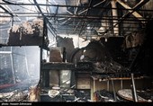 آتش‌سوزی  بازارچه محلی در جنت آباد