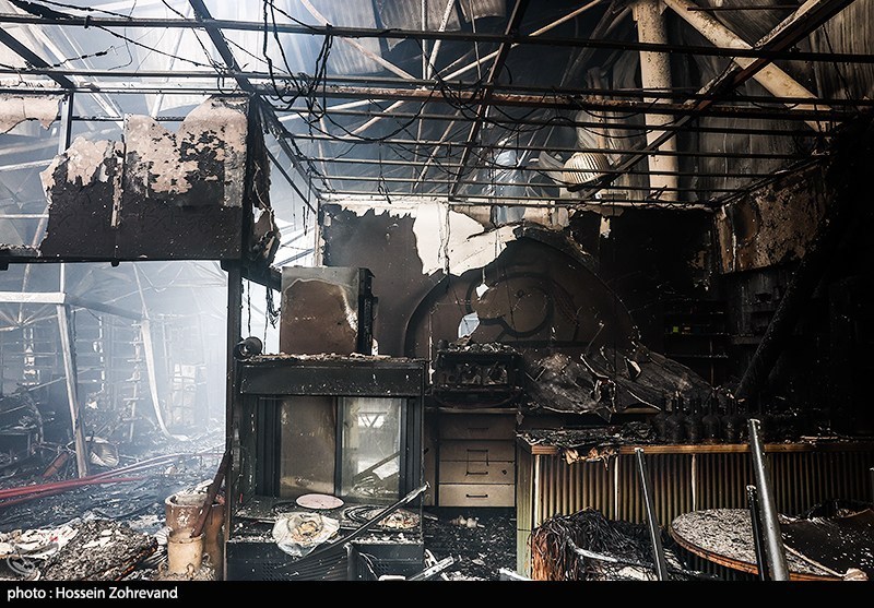 آتش‌سوزی  بازارچه محلی در جنت آباد