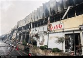 آتش‌سوزی  بازارچه محلی در جنت آباد